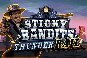 Playtech : Sticky Bandits Thunder Rail - GECKO158